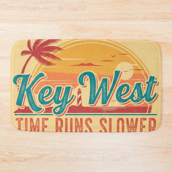 Item preview, Key West Time Runs Slower – Relaxed Island Vibes Art designed and sold by FitEnvy.
