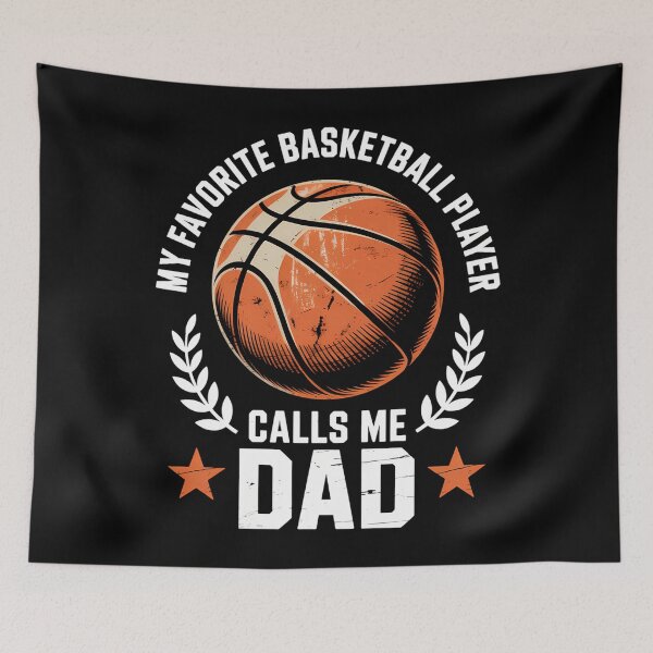 Item preview, My Favorite Basketball Player Calls Me Dad designed and sold by tiekanamac.