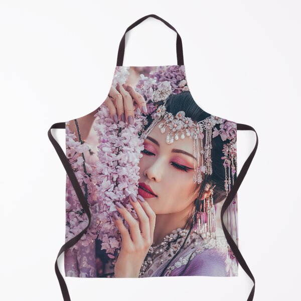 Item preview, woman with flowers Japan designed and sold by EgonZ9.