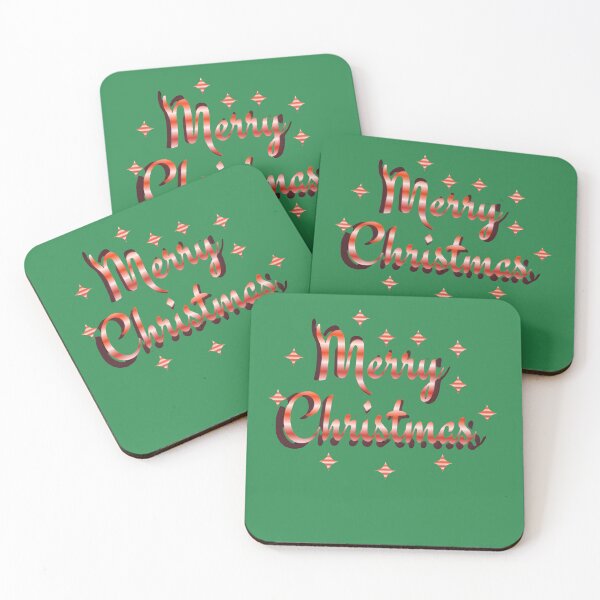 Item preview,  Retro Merry Christmas Candy Cane Lettering – Vintage Holiday Typography Design designed and sold by HopeAndHustle.