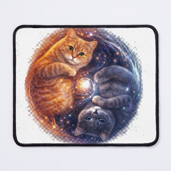 Item preview, Ying Yang Cats designed and sold by PossumsWorkshop.