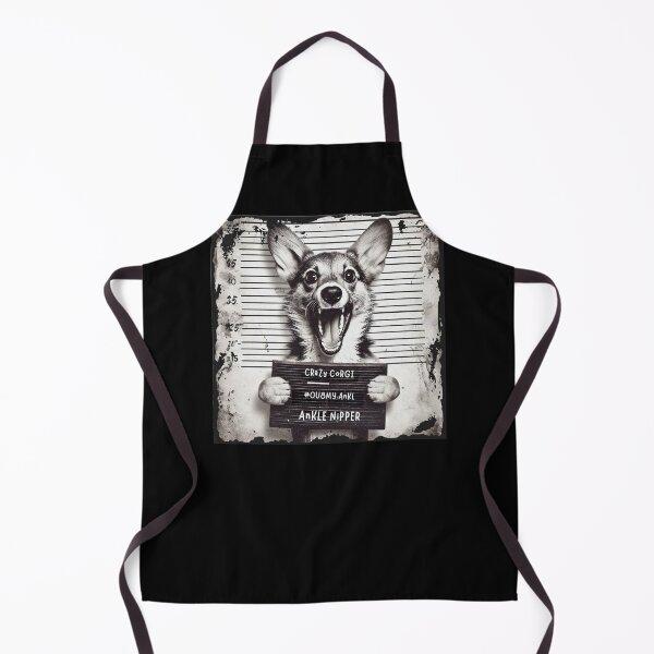 Item preview, Funny Corgi Mugshot – “Ankle Nipper” Pembroke Corgi Prison Graphic designed and sold by Kmcantley.
