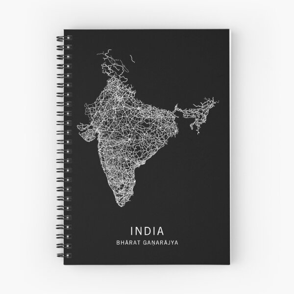 Item preview, India Road Map designed and sold by clarkstpress.