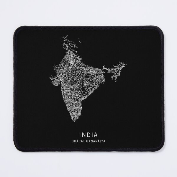 Item preview, India Road Map designed and sold by clarkstpress.