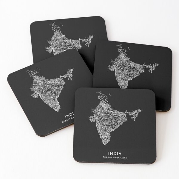 Item preview, India Road Map designed and sold by clarkstpress.