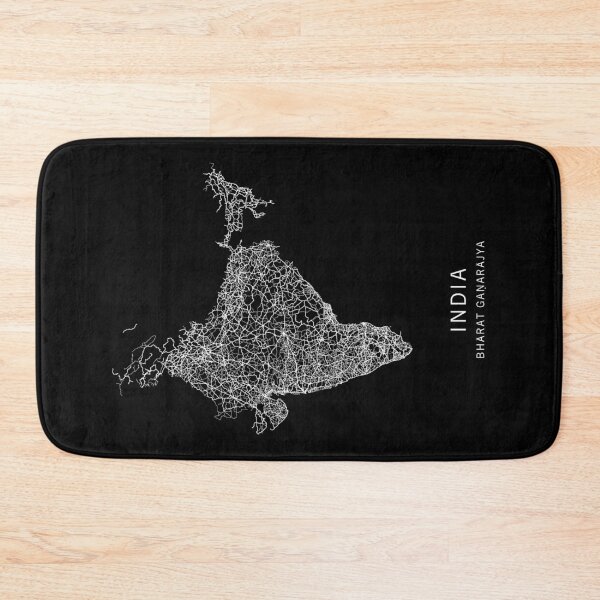 Item preview, India Road Map designed and sold by clarkstpress.