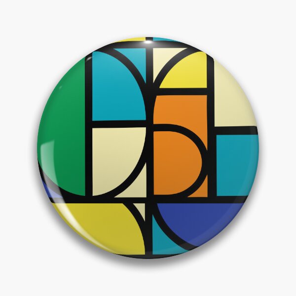 Artikelvorschau, Bauhaus Geometric Gradient Pattern – Colorful Abstract Design entworfen und verkauft von Timegraf.