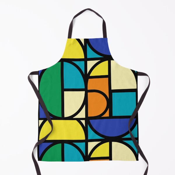 Aperçu de l'œuvre Bauhaus Geometric Gradient Pattern – Colorful Abstract Design créée et vendue par Timegraf.
