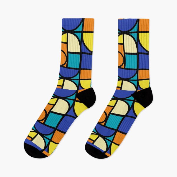 Artikelvorschau, Bauhaus Geometric Gradient Pattern – Colorful Abstract Design entworfen und verkauft von Timegraf.
