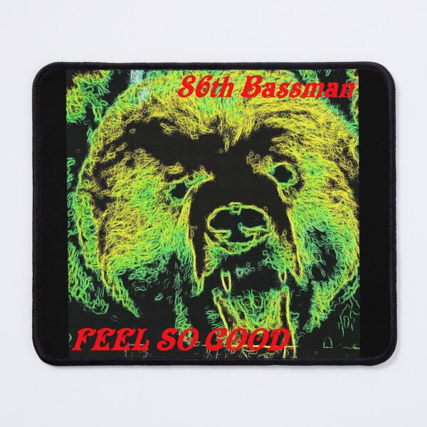 Item preview, Neon Electric Bear Sketch - 86th Bassman - Feel So Good designed and sold by Mellow-mellow.