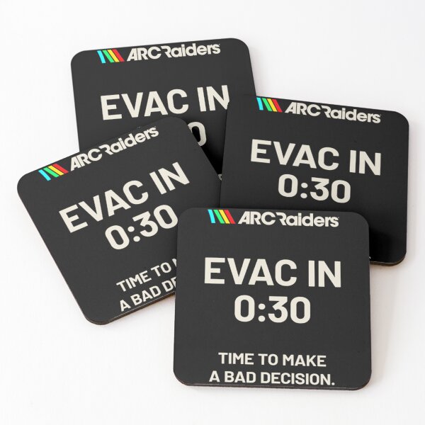 Item preview, Evac in 0_30, Dark, Arc Raiders  - ARC Raiders - Sci-Fi Co-Op Survival Game designed and sold by EdwardxjArt.