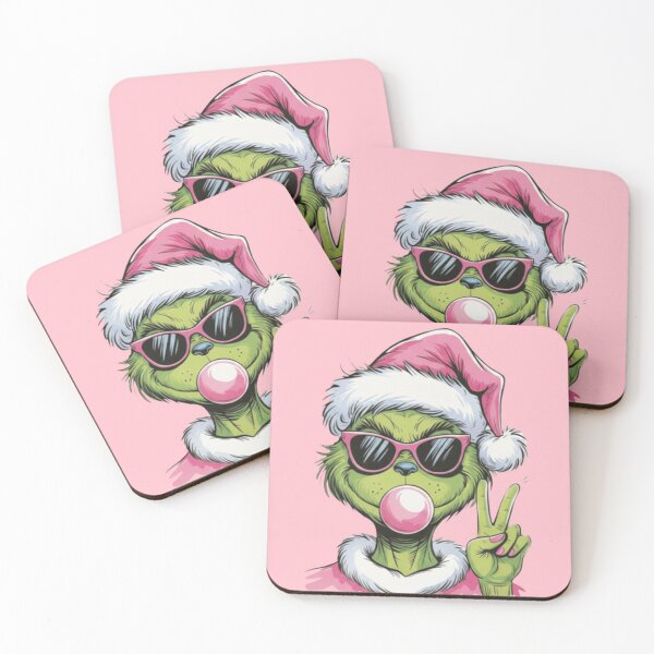 Item preview, Bubble Gum Pink Grinch designed and sold by WeTheTees.
