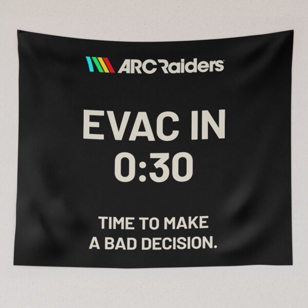Item preview, Evac in 0_30, Dark, Arc Raiders  - ARC Raiders - Sci-Fi Co-Op Survival Game designed and sold by EdwardxjArt.