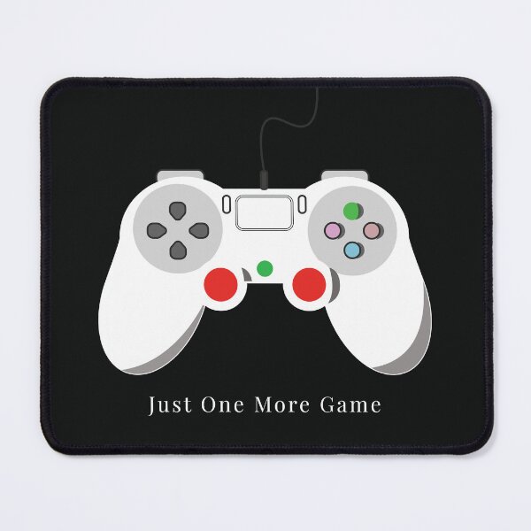 Item preview, Just One More Game – Funny Gamer Quote Design designed and sold by PixelWaveBD.