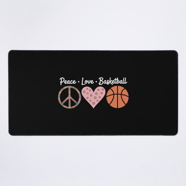 Item preview, Peace Love Basketball Cute designed and sold by tiekanamac.