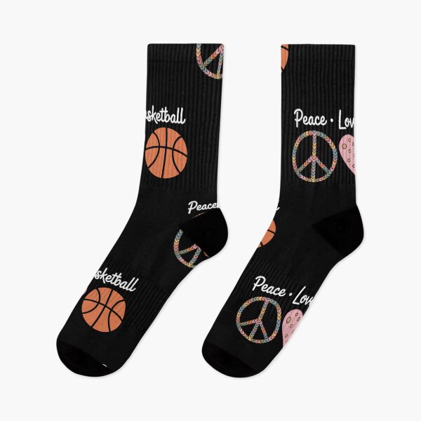 Item preview, Peace Love Basketball Cute designed and sold by tiekanamac.