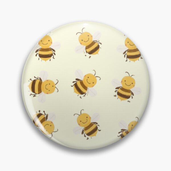 Item preview, Cute Honey Bees Pattern – Yellow & Black Bee Seamless Design designed and sold by SunnyIris.