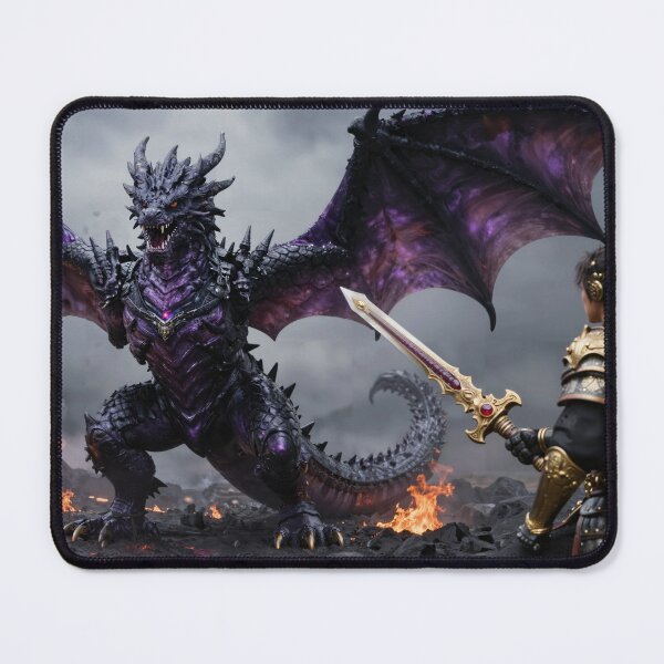 Item preview, Dragon and Warrior Confrontation designed and sold by JulioGuillermo.