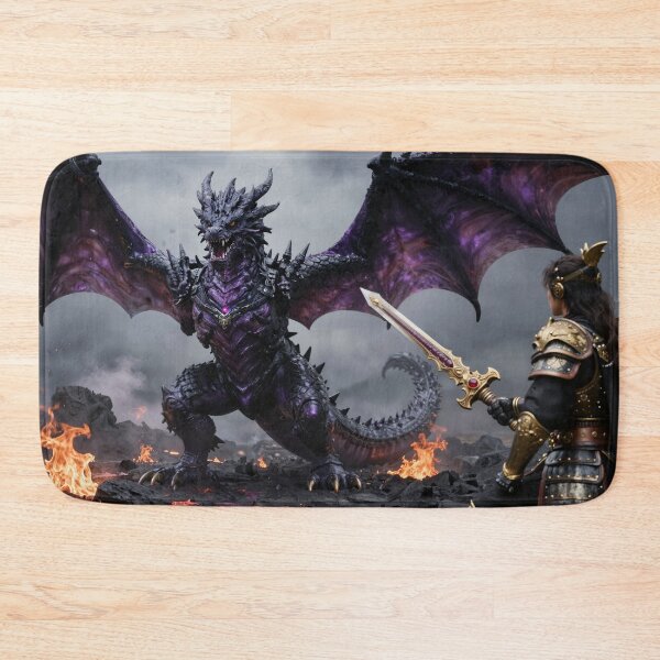 Item preview, Dragon and Warrior Confrontation designed and sold by JulioGuillermo.