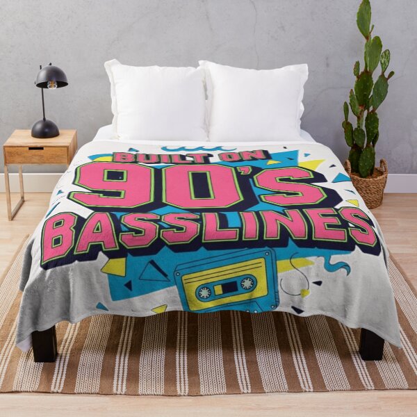 Item preview, Built on 90s Basslines – Retro Music Vibes, 1990s Hip-Hop & Dance Culture Design designed and sold by FitEnvy.