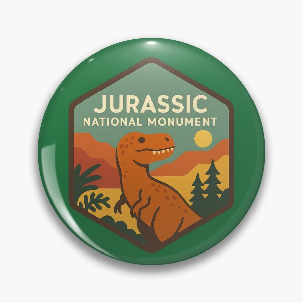 Artikelvorschau, Jurassic National Monument entworfen und verkauft von Broken Antler Designs .