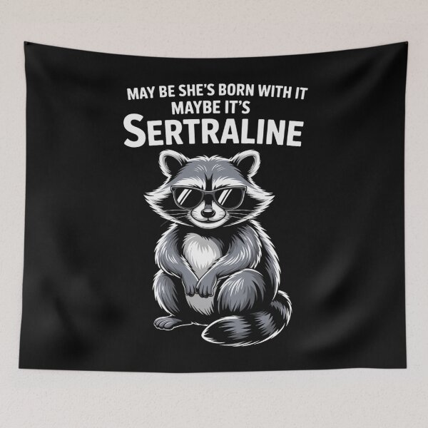 Item preview, Raccon Sayings Joke Meme designed and sold by tiekanamac.