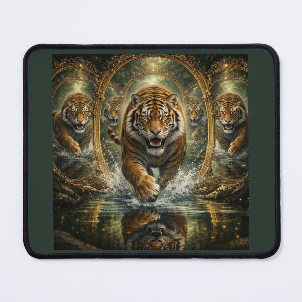 Item preview, Tiger Mirror Guardian – Reflections of Power designed and sold by GeoWild Designs.