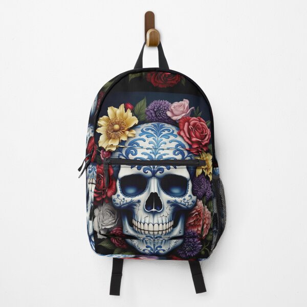 Item preview, Porcelain Skull Blooming with Roses designed and sold by Grafititee.
