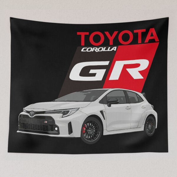 Item preview, Toyota Corolla GR White designed and sold by BronArtworks.