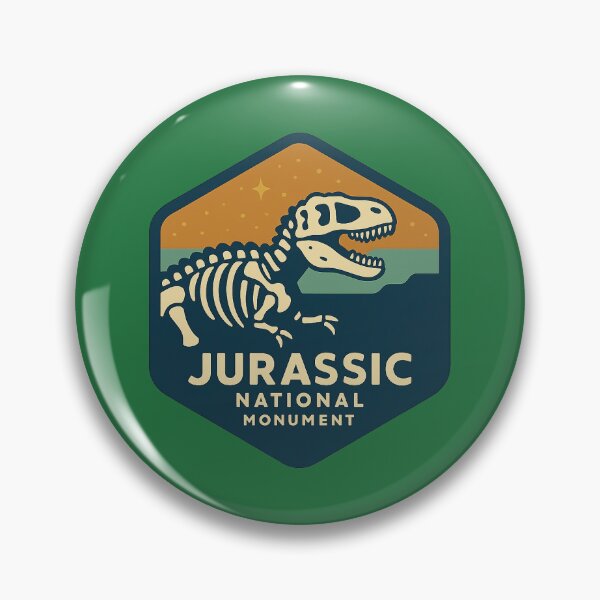 Artikelvorschau, Jurassic National Monument entworfen und verkauft von Broken Antler Designs .