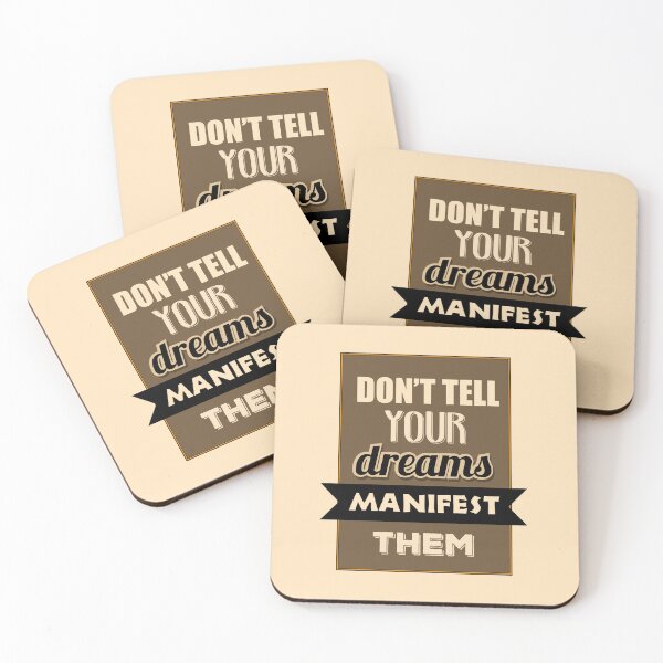 Item preview, Don't Tell Your Dreams, Manifest Them | Manifestation, Action & Success Quote designed and sold by Maltachi Designs.
