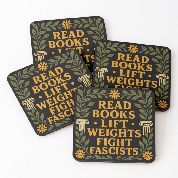 Item preview, Read Books Lift Weights Fight Fascists - Anti‑Fascist designed and sold by ZBIFBOUETLA.