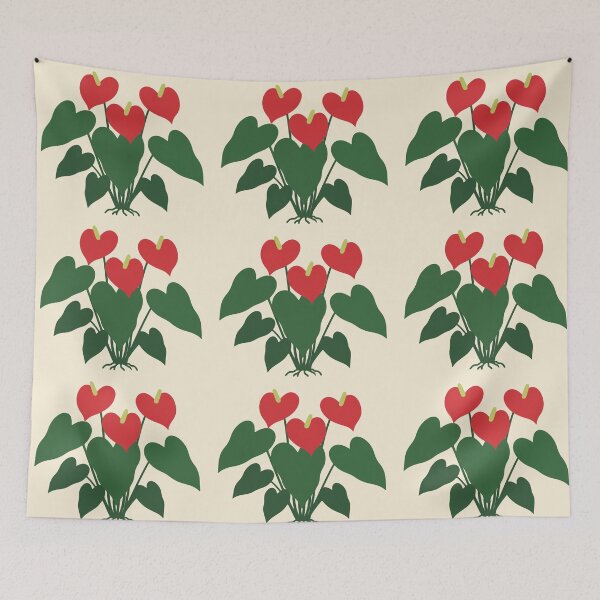 Item preview, Anthurium plant pattern designed and sold by SineCreatives.