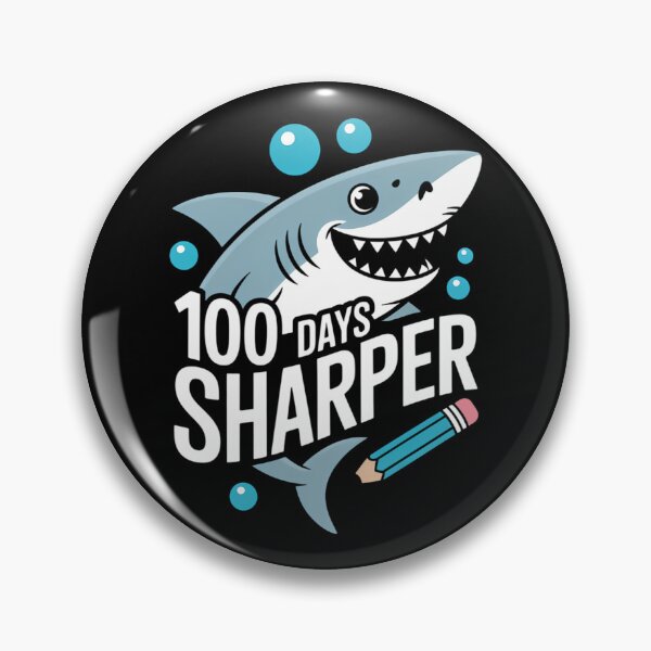 Item preview, Shark 100th Day of School Cute designed and sold by tiekanamac.