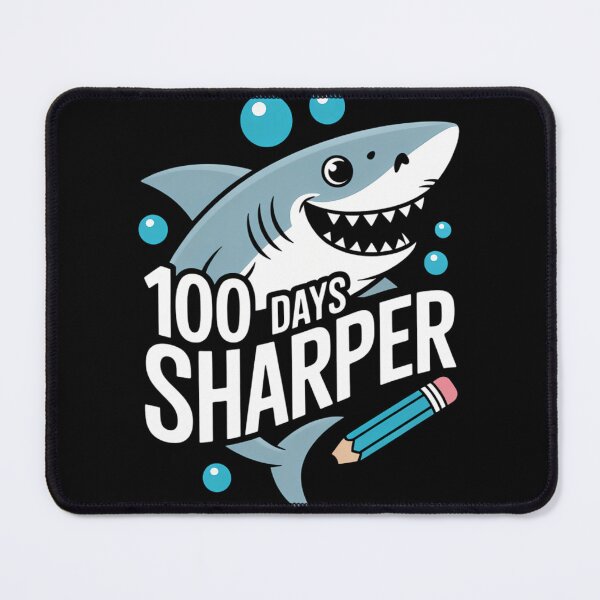 Item preview, Shark 100th Day of School Cute designed and sold by tiekanamac.