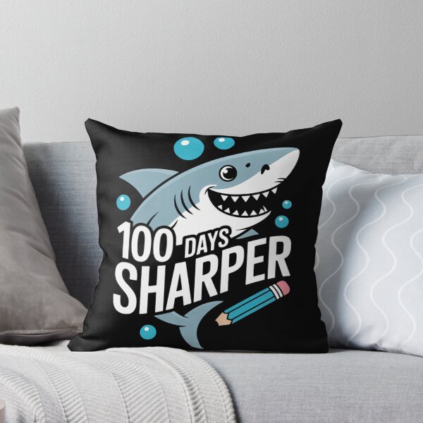 Item preview, Shark 100th Day of School Cute designed and sold by tiekanamac.