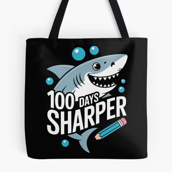 Item preview, Shark 100th Day of School Cute designed and sold by tiekanamac.