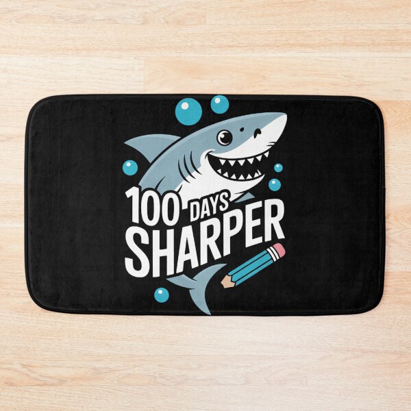 Item preview, Shark 100th Day of School Cute designed and sold by tiekanamac.