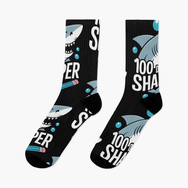 Item preview, Shark 100th Day of School Cute designed and sold by tiekanamac.