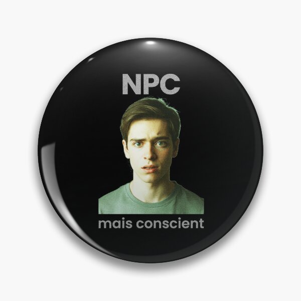 Item preview, NPC But Aware – Gen Z Meme – Existentialist Humor and Internet Culture designed and sold by Badsketchclub.