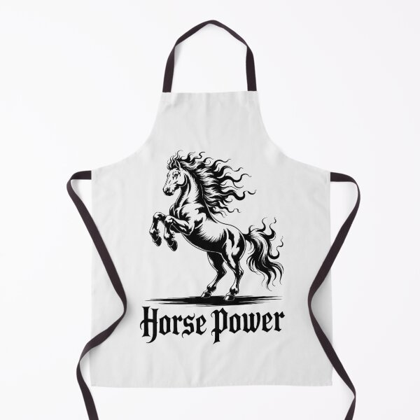 Item preview, Fire Horse Power, Black and White, Tatoo Style designed and sold by SolaoLab.