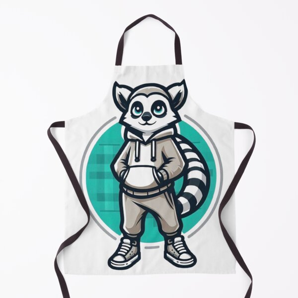 Item preview, Cool Lemur Character – Cute Streetwear Animal Illustration designed and sold by Dogandesighn.