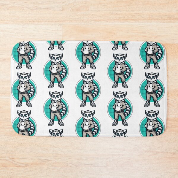 Item preview, Cool Lemur Character – Cute Streetwear Animal Illustration designed and sold by Dogandesighn.