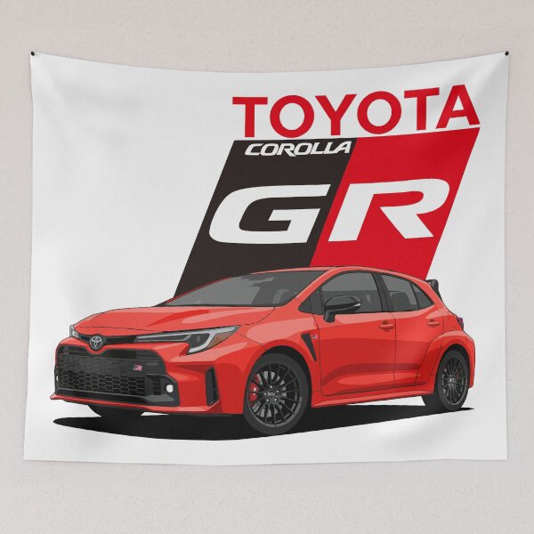 Item preview, Toyota Corolla GR Red designed and sold by BronArtworks.