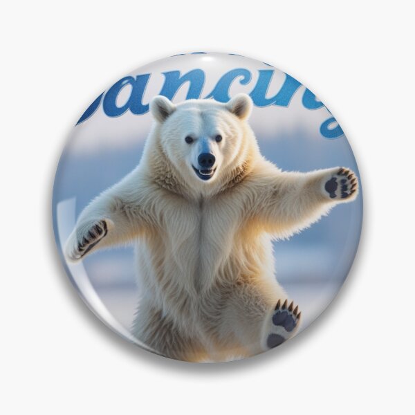 Item preview, North Pole Dancing White Bear designed and sold by Creations-by-AD.