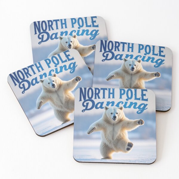 Item preview, North Pole Dancing White Bear designed and sold by Creations-by-AD.