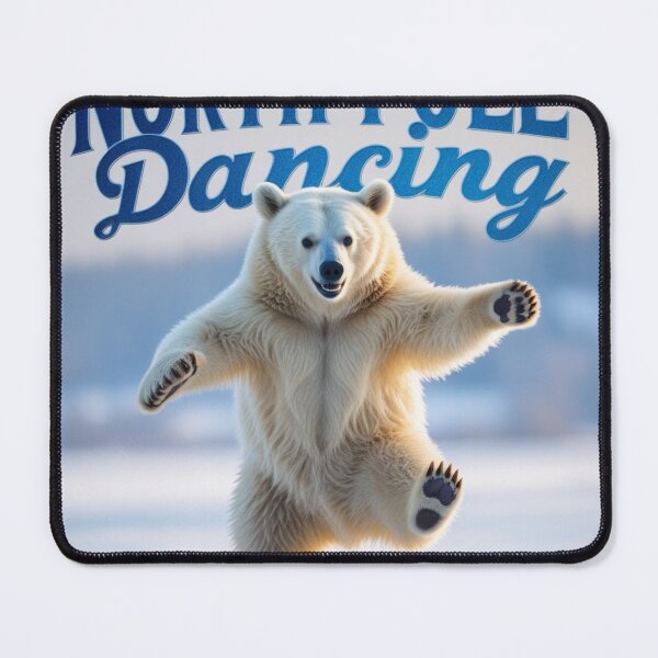 Item preview, North Pole Dancing White Bear designed and sold by Creations-by-AD.