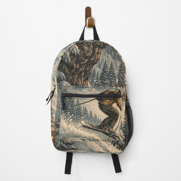 Item preview, Ski Jumping Under the Winter Moon designed and sold by CzipipitoStudio.