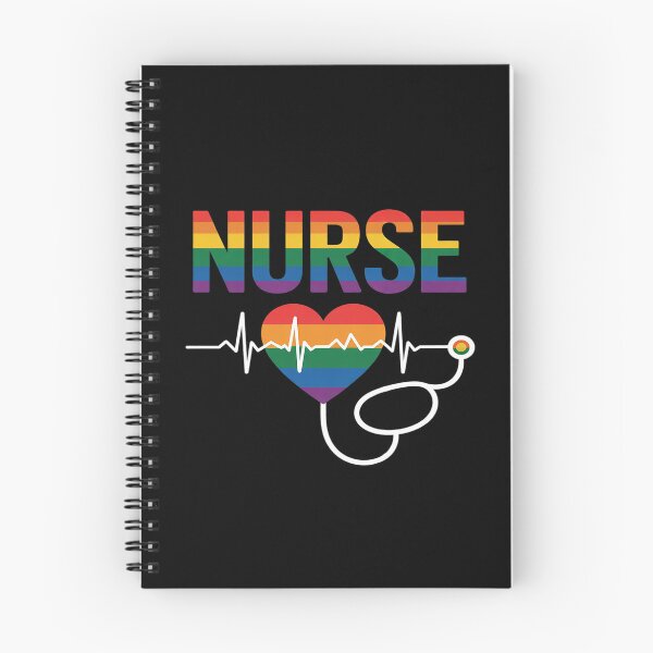 Item preview, Nurse LGBT Flag Registered Nursing RN Rainbow Gay Pride  designed and sold by MythWoot.