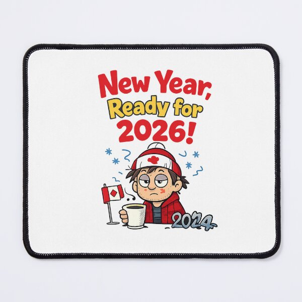 Item preview, New Year 2026 – Ready for 2026 | Funny illustration of end-of-2024 fatigue designed and sold by mocci10.